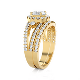 Round Lab Grown Diamond Bridal Ring