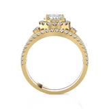 Round Lab Grown Diamond Bridal Ring