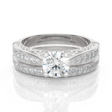 Round Lab Grown Diamond Bridal Ring