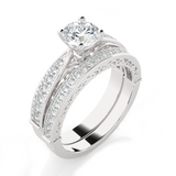 Round Lab Grown Diamond Bridal Ring