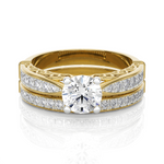 Round Lab Grown Diamond Bridal Ring