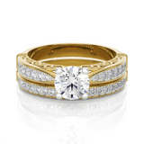 Round Lab Grown Diamond Bridal Ring