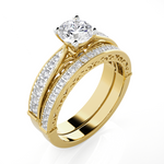 Round Lab Grown Diamond Bridal Ring