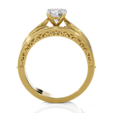 Round Lab Grown Diamond Bridal Ring