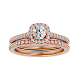 Round Lab Grown Diamond Bridal Ring