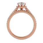 Round Lab Grown Diamond Bridal Ring