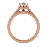Round Lab Grown Diamond Bridal Ring
