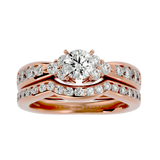 1 3/4 ctw Round Lab Grown Diamond Bridal Ring