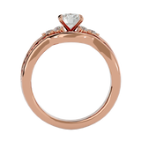 1 3/4 ctw Round Lab Grown Diamond Bridal Ring