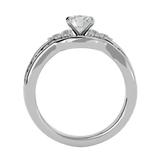 1 3/4 ctw Round Lab Grown Diamond Bridal Ring