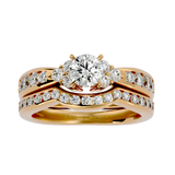 1 3/4 ctw Round Lab Grown Diamond Bridal Ring