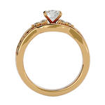1 3/4 ctw Round Lab Grown Diamond Bridal Ring