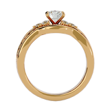 1 3/4 ctw Round Lab Grown Diamond Bridal Ring