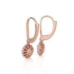 1 ctw Round Lab Grown Diamond Drop Earrings
