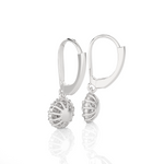 1 ctw Round Lab Grown Diamond Drop Earrings