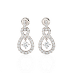 1/2 ctw Round Lab Grown Diamond Stud Earrings