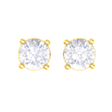 Round Lab Grown Diamond Solitaire Stud Earrings