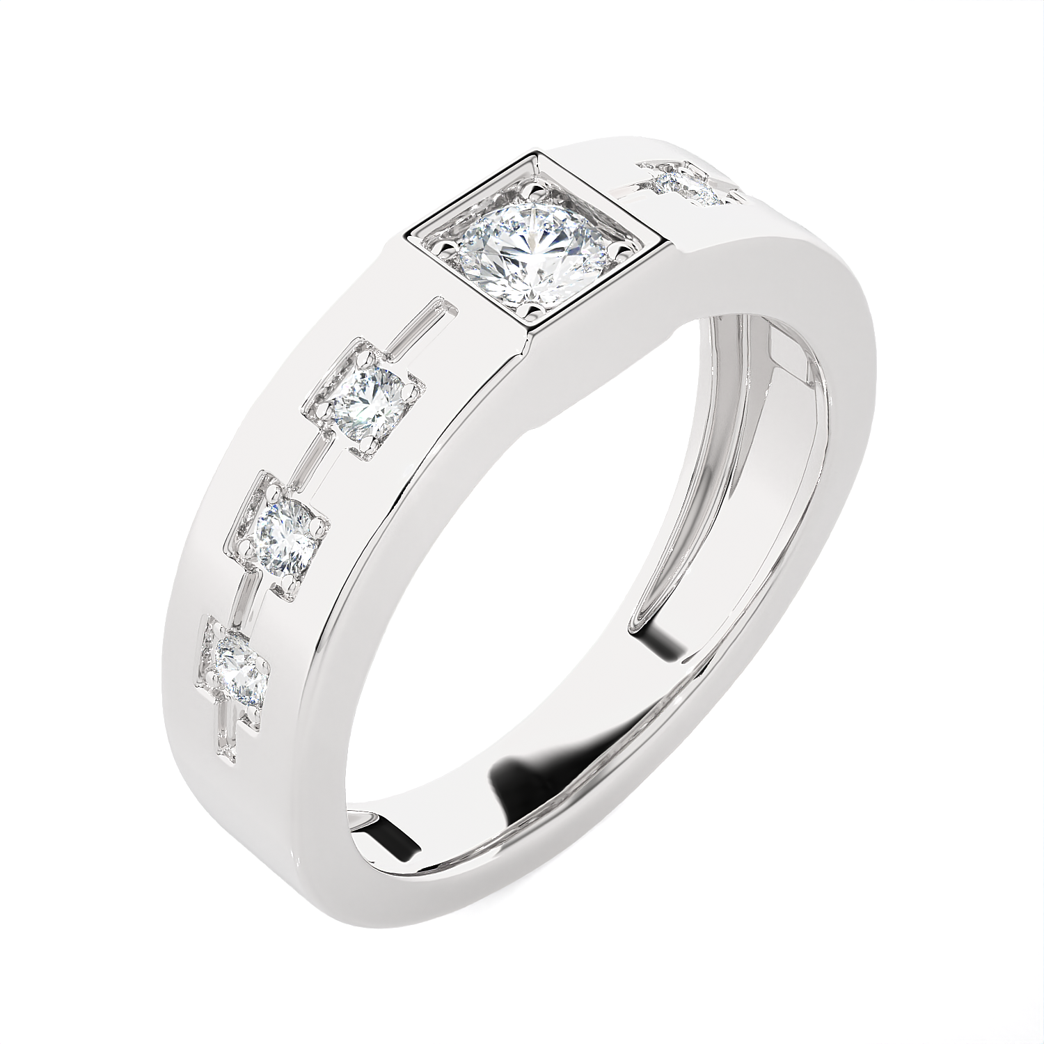 1/2 ctw Round Lab Grown Diamond Ring