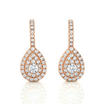 1 ctw Round Lab Grown Diamond Drop Earrings