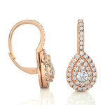 1 ctw Round Lab Grown Diamond Drop Earrings