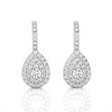 1 ctw Round Lab Grown Diamond Drop Earrings