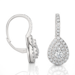1 ctw Round Lab Grown Diamond Drop Earrings
