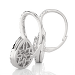1 ctw Round Lab Grown Diamond Drop Earrings