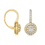 1 ctw Round Lab Grown Diamond Drop Earrings