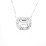 1  ctw Round Lab Grown Diamond Solitaire Pendant