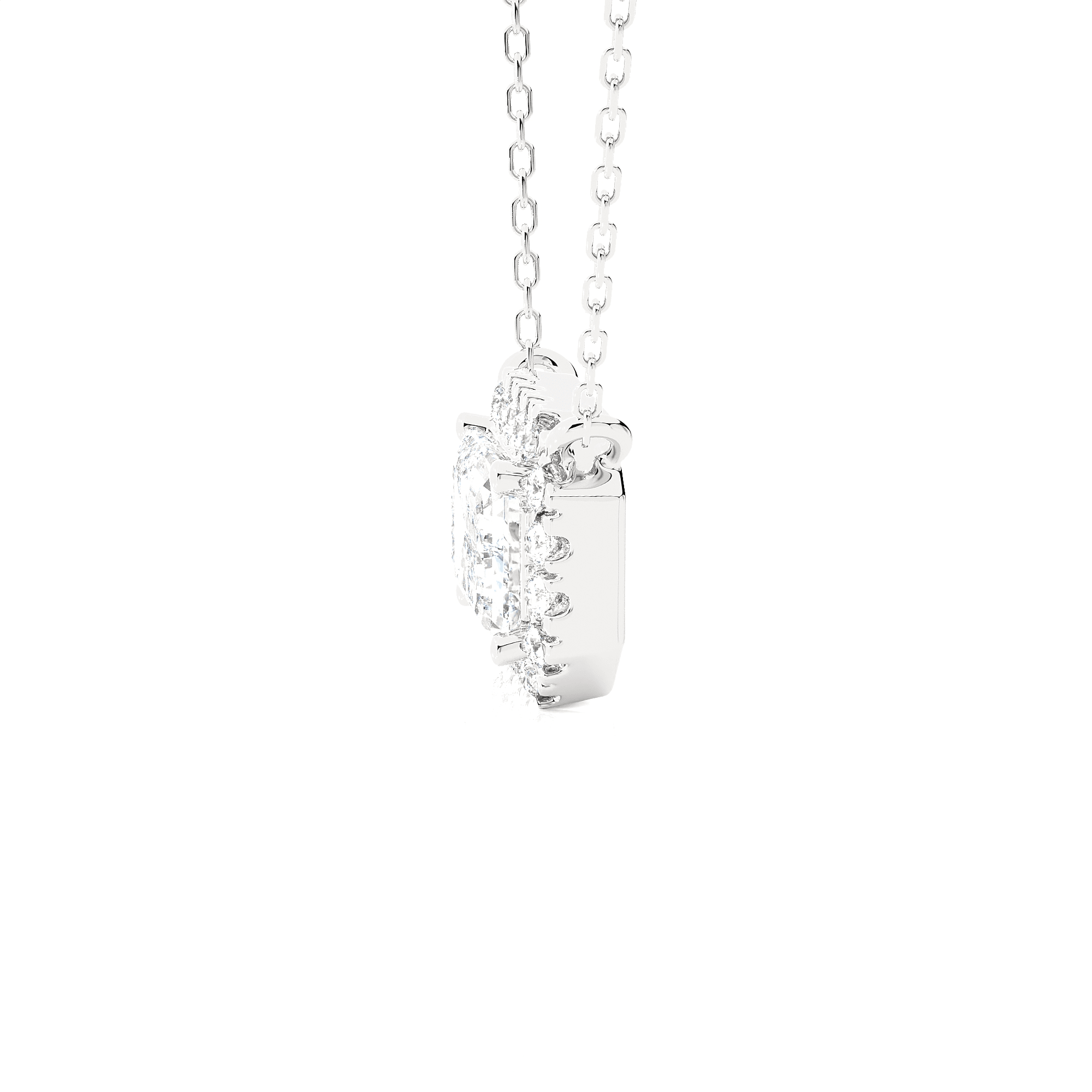 1  ctw Round Lab Grown Diamond Solitaire Pendant