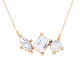 1 ctw Mix-Shape Lab Grown Diamond Fashion Necklace