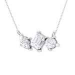 1 ctw Mix-Shape Lab Grown Diamond Fashion Necklace
