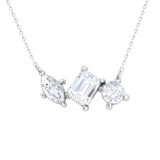 1 ctw Mix-Shape Lab Grown Diamond Fashion Necklace