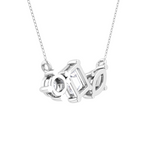 1 ctw Mix-Shape Lab Grown Diamond Fashion Necklace