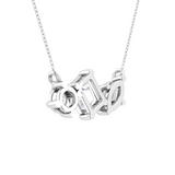 1 ctw Mix-Shape Lab Grown Diamond Fashion Necklace