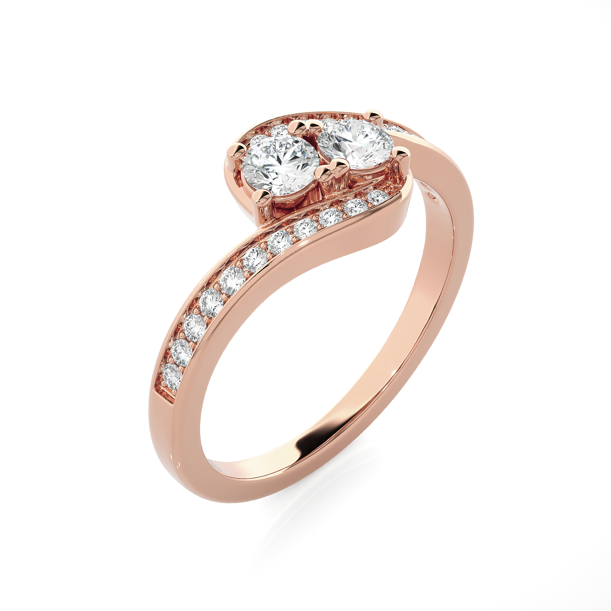 1/2 ctw Round Lab Grown Diamond Ring