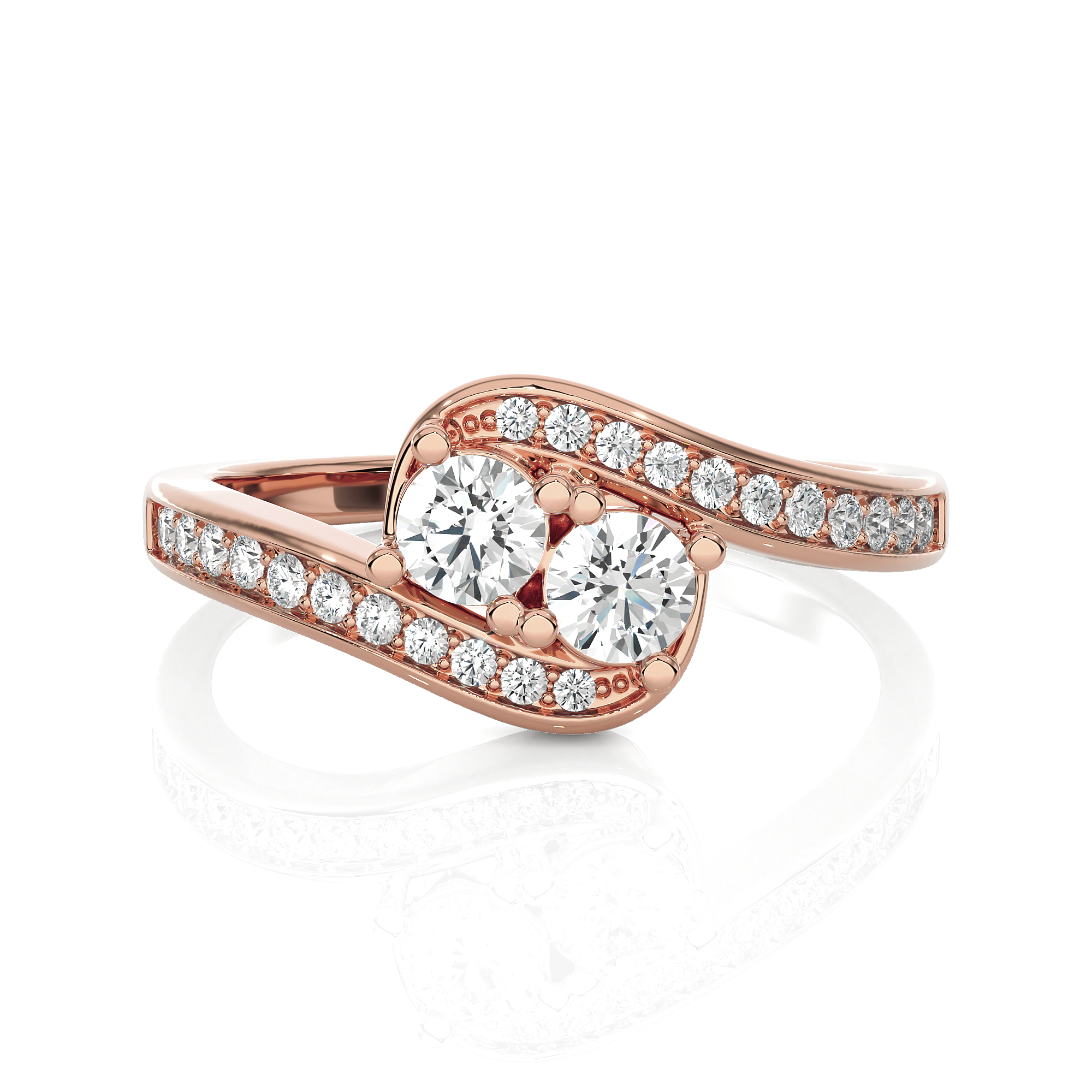 1/2 ctw Round Lab Grown Diamond Ring