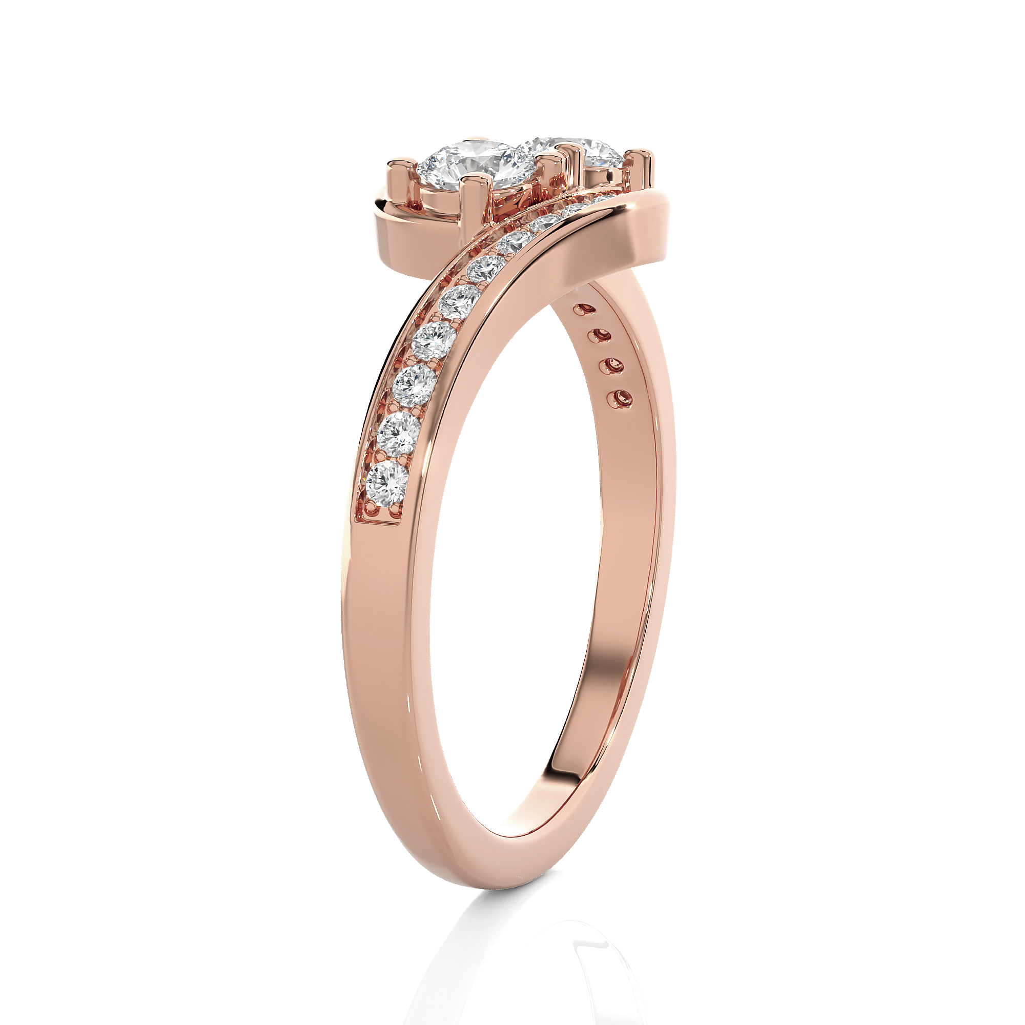 1/2 ctw Round Lab Grown Diamond Ring