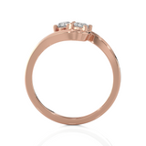 1/2 ctw Round Lab Grown Diamond Ring