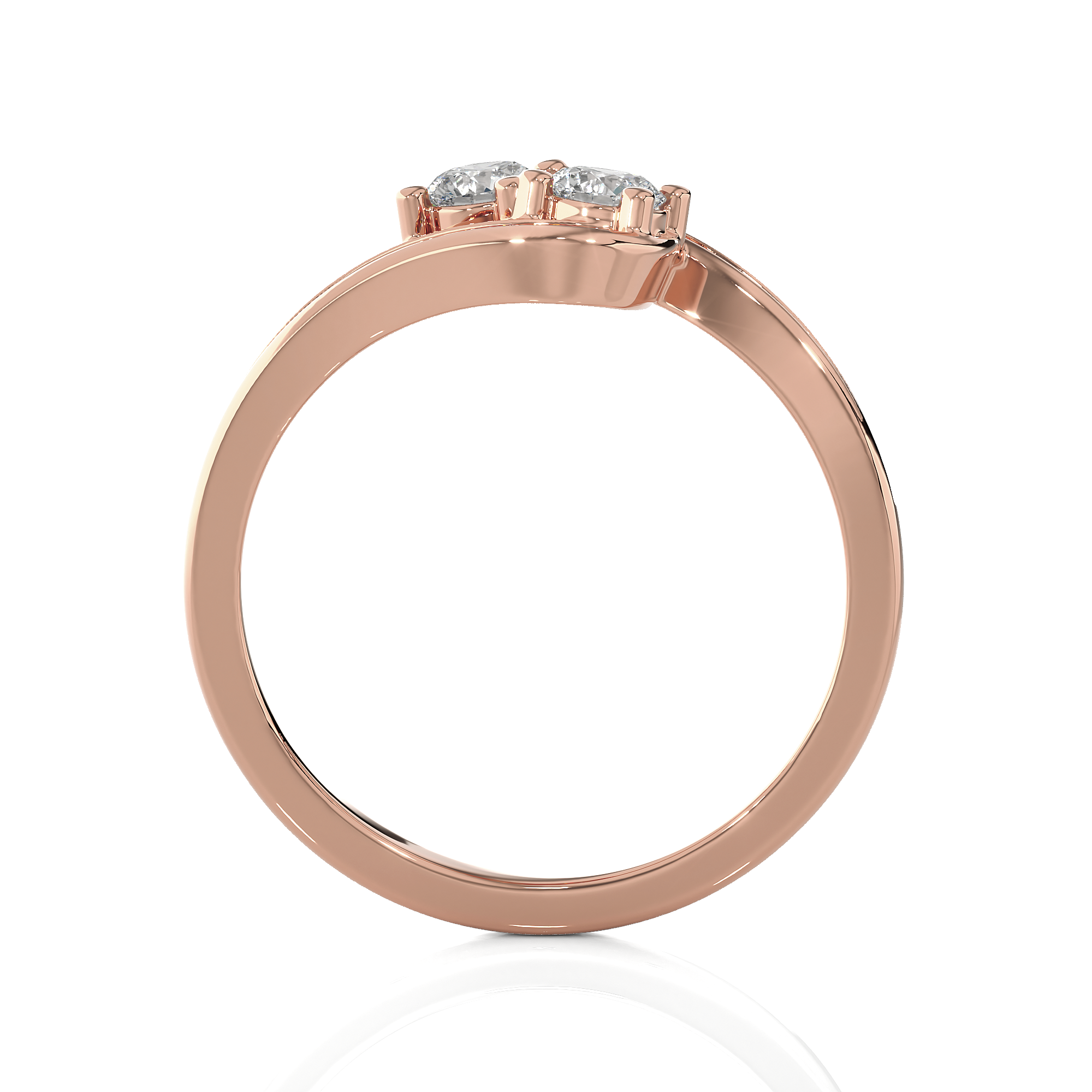 1/2 ctw Round Lab Grown Diamond Ring