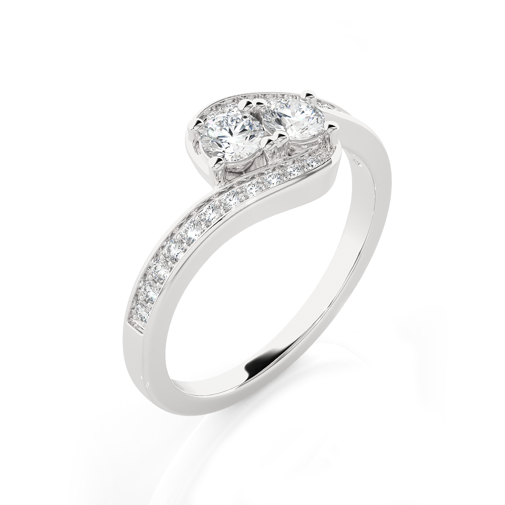 1/2 ctw Round Lab Grown Diamond Ring