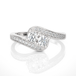 1/2 ctw Round Lab Grown Diamond Ring