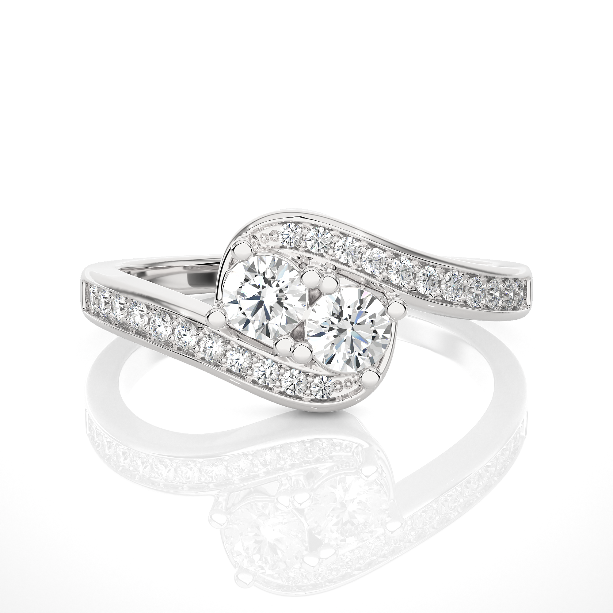 1/2 ctw Round Lab Grown Diamond Ring