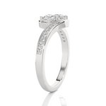 1/2 ctw Round Lab Grown Diamond Ring