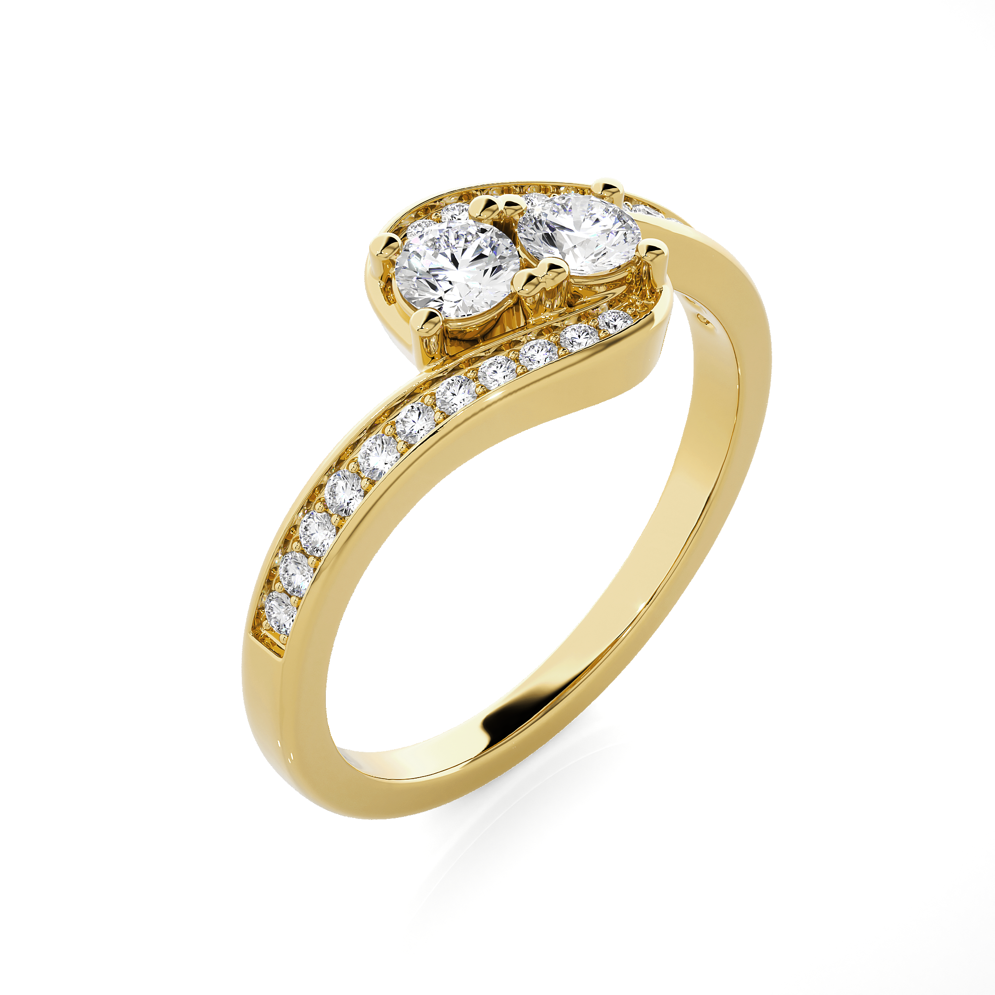 1/2 ctw Round Lab Grown Diamond Ring