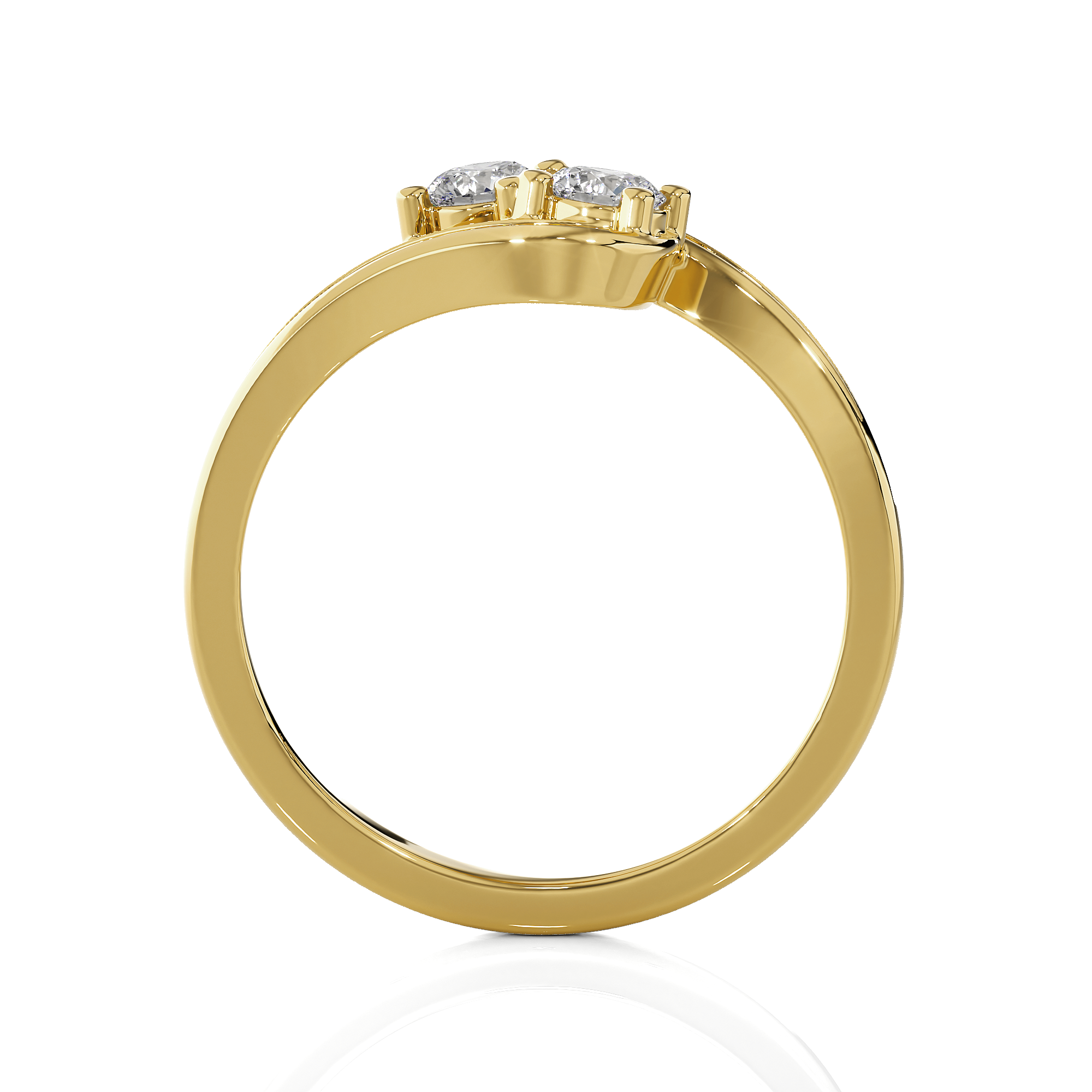 1/2 ctw Round Lab Grown Diamond Ring