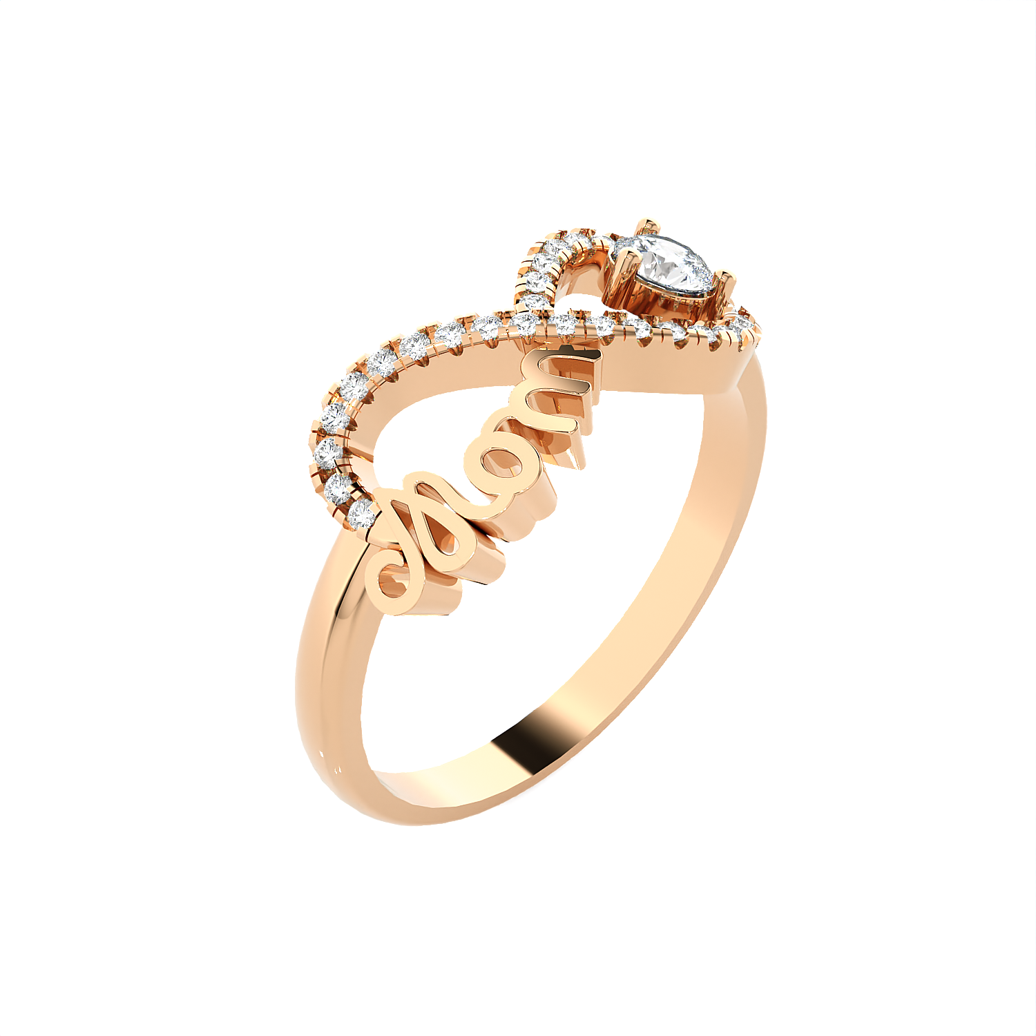 1/4 ctw Round Lab Grown Diamond Ring