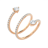 1 3/8 ctw Round Lab Grown Diamond Ring