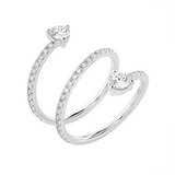 1 3/8 ctw Round Lab Grown Diamond Ring