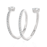 1 3/8 ctw Round Lab Grown Diamond Ring